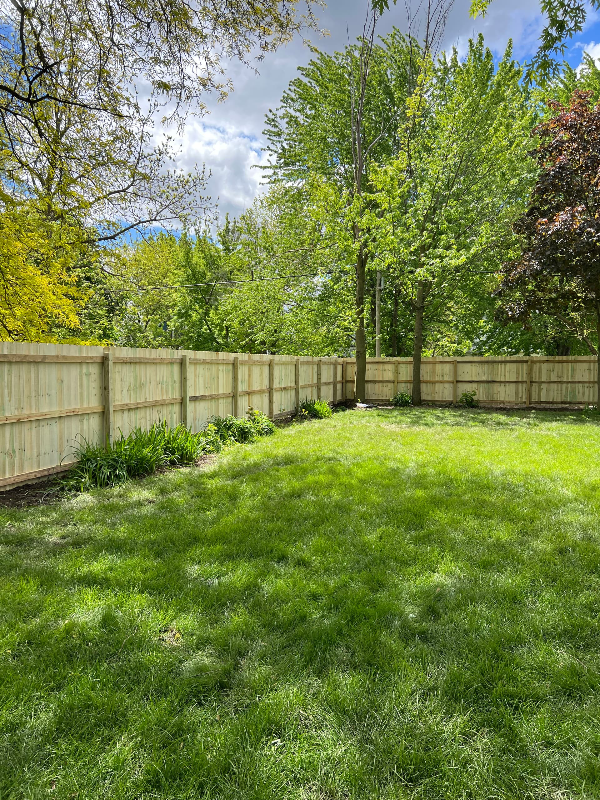 Gallery photos for Full Fence Tear-Out and Wood Privacy Fence Install on Kibby St in Lima: Image #1