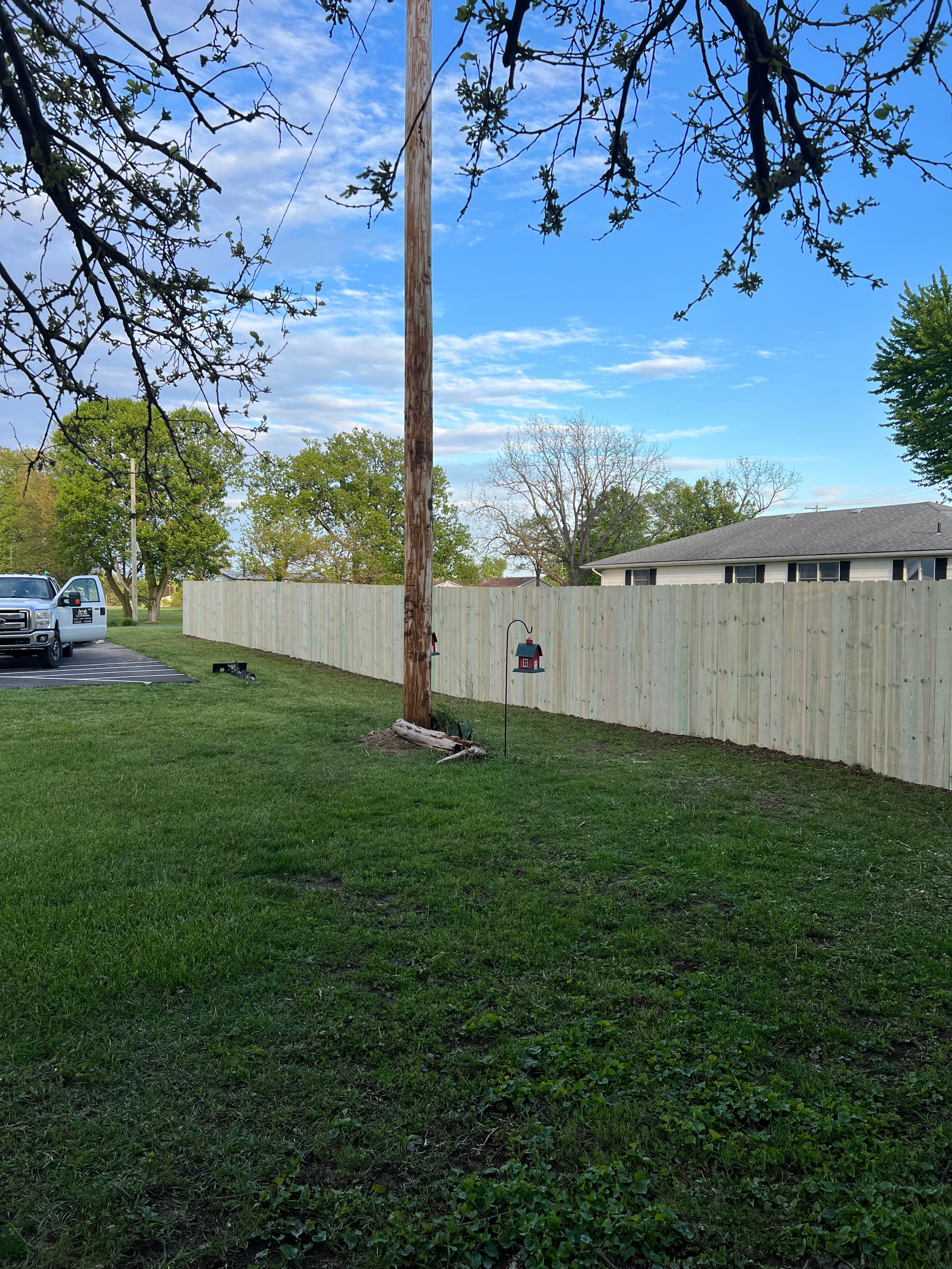Project Brand New Wood Privacy Fence Installed in Fort Jennings image