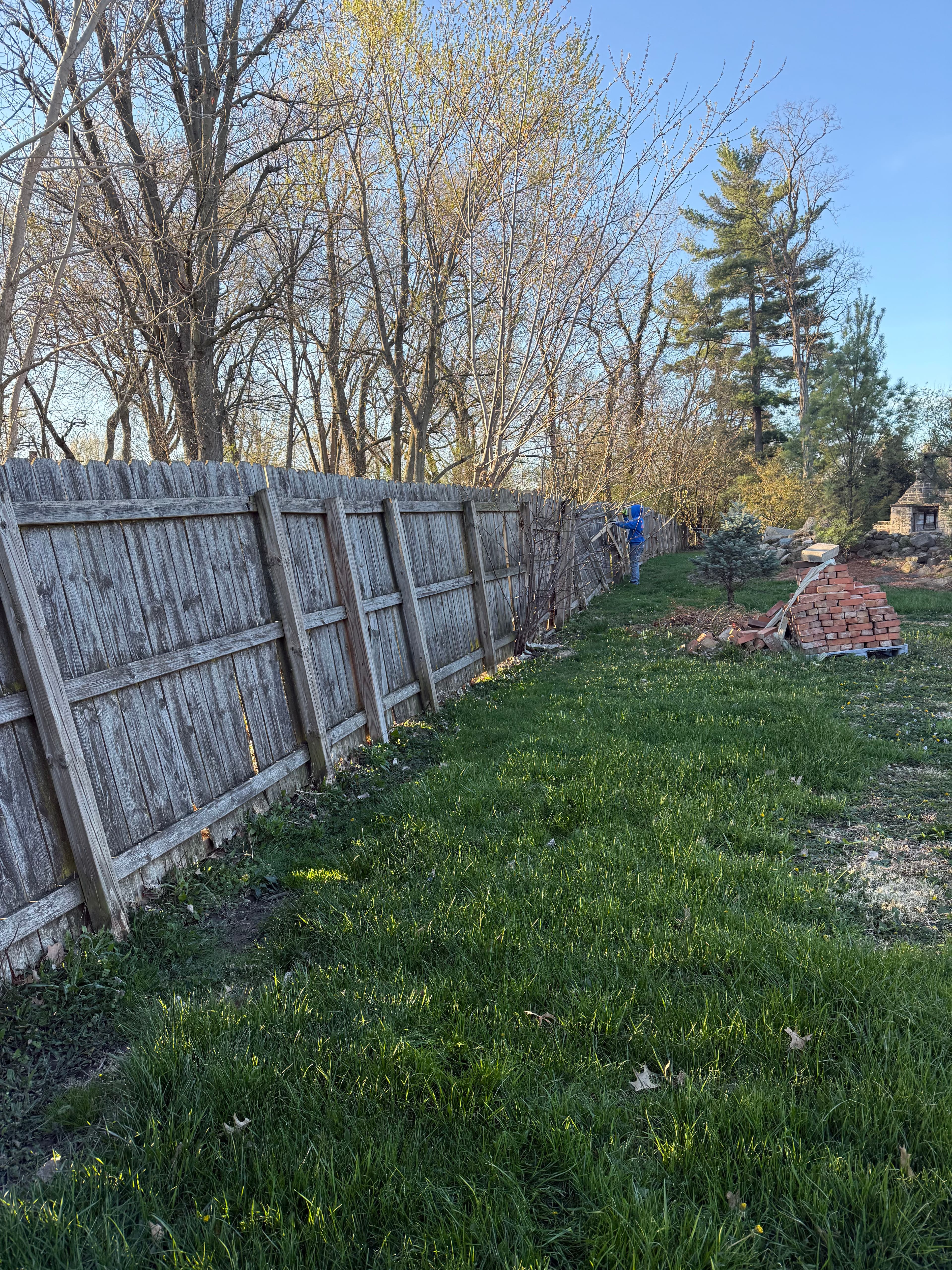 Project Storm-Damaged Fence Replaced with Solid Wood Privacy Fence in Shawnee image