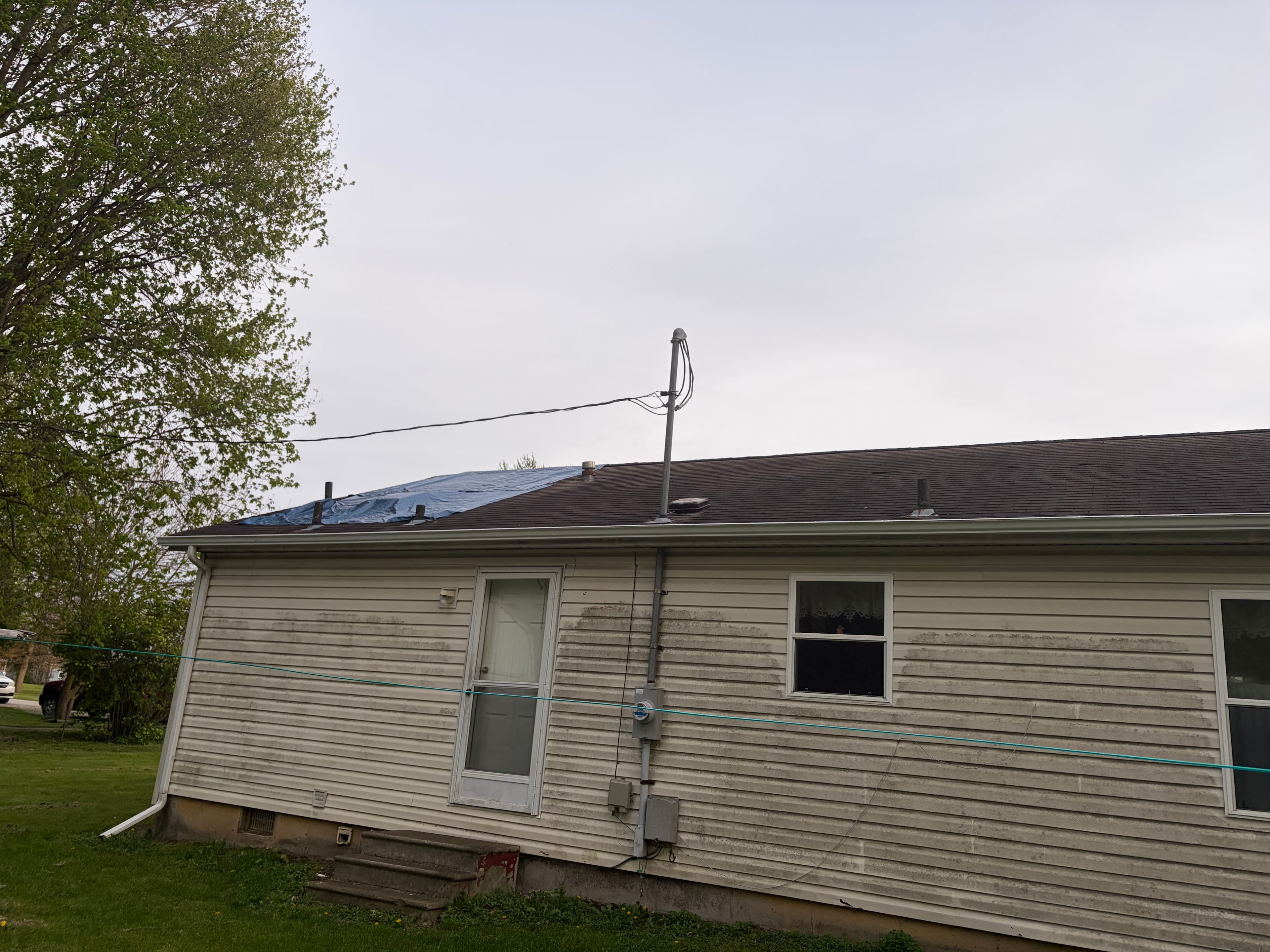 Project Full Roof Replacement in McGuffey with Owens Corning Duration Shingles image