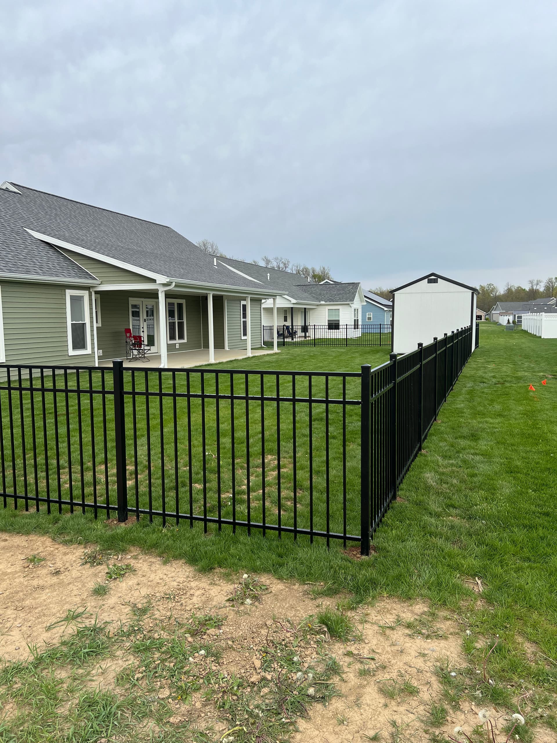 Gallery photos for 4 ft Aluminum Fence Install in Lima Ohio: Image #1