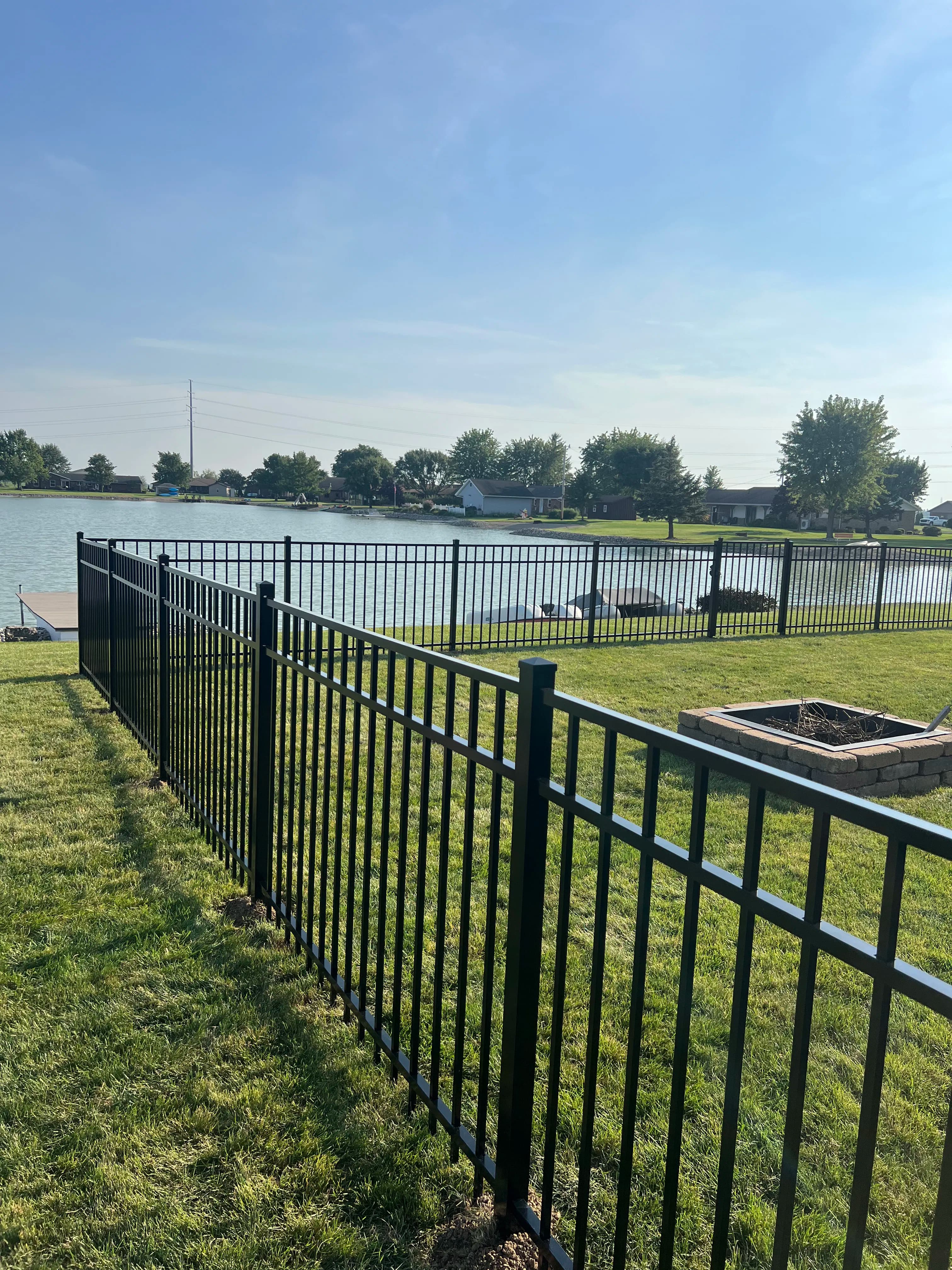 Project Aluminum Fence Installation on a Waterfront Property in Fort Jennings image