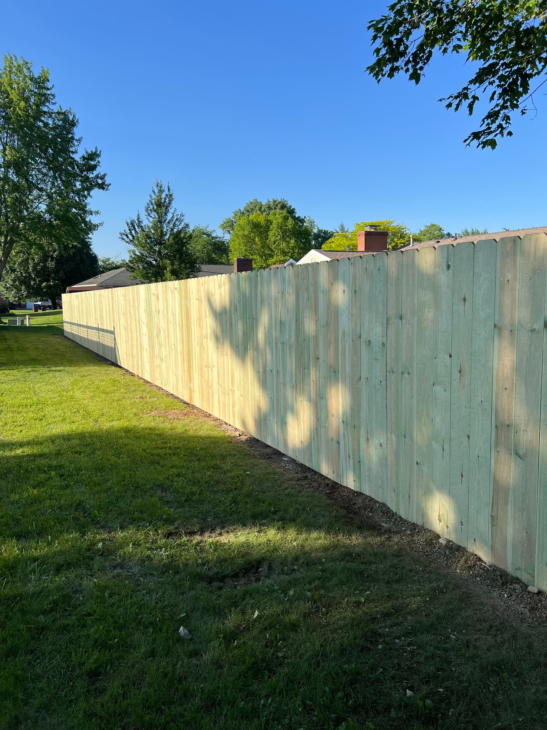 Gallery photos for Full Wood Privacy Fence Tear-Out and Replacement in Lima: Image #2
