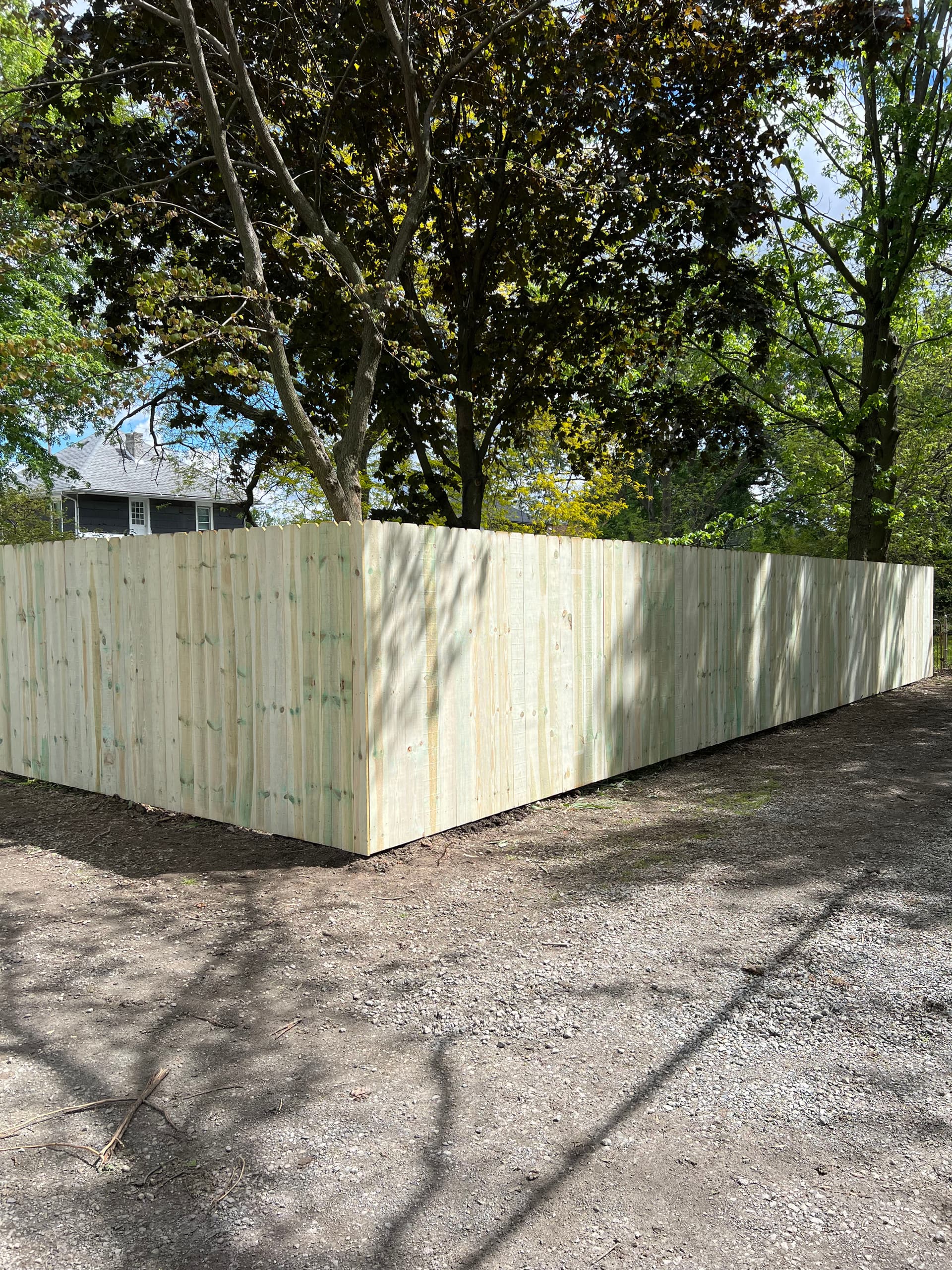 Gallery photos for Full Fence Tear-Out and Wood Privacy Fence Install on Kibby St in Lima: Image #2