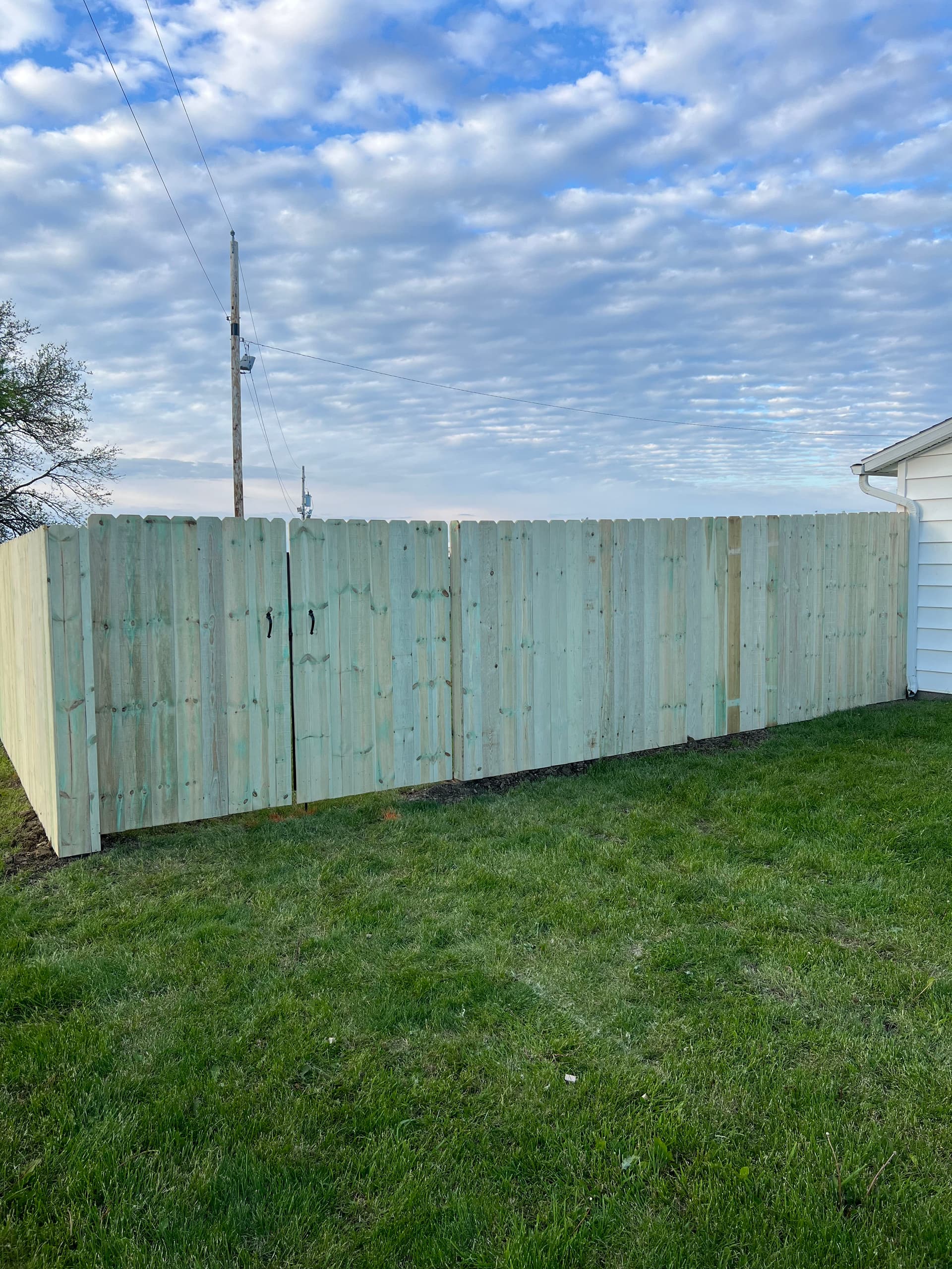 Gallery photos for Brand New Wood Privacy Fence Installed in Fort Jennings: Image #2