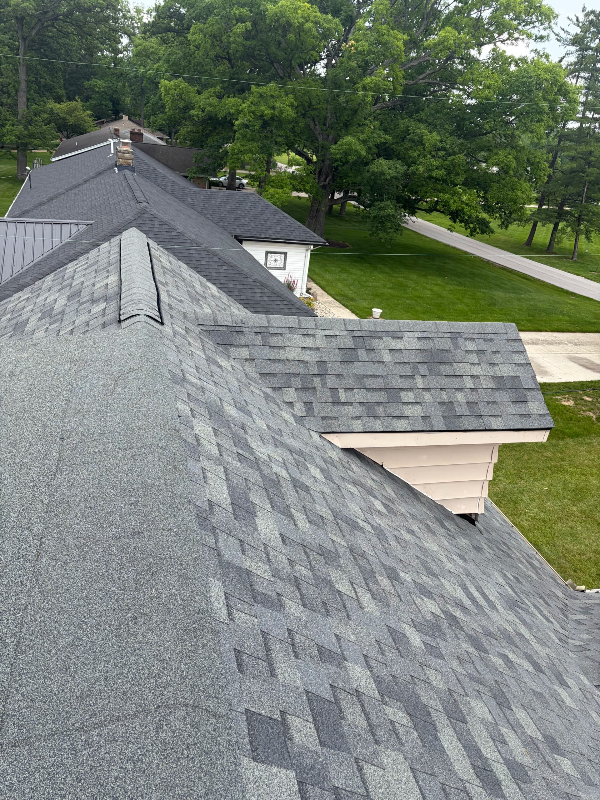 Full Roof Replacement in Lima With Owens Corning Shingles and Rolled Roofing