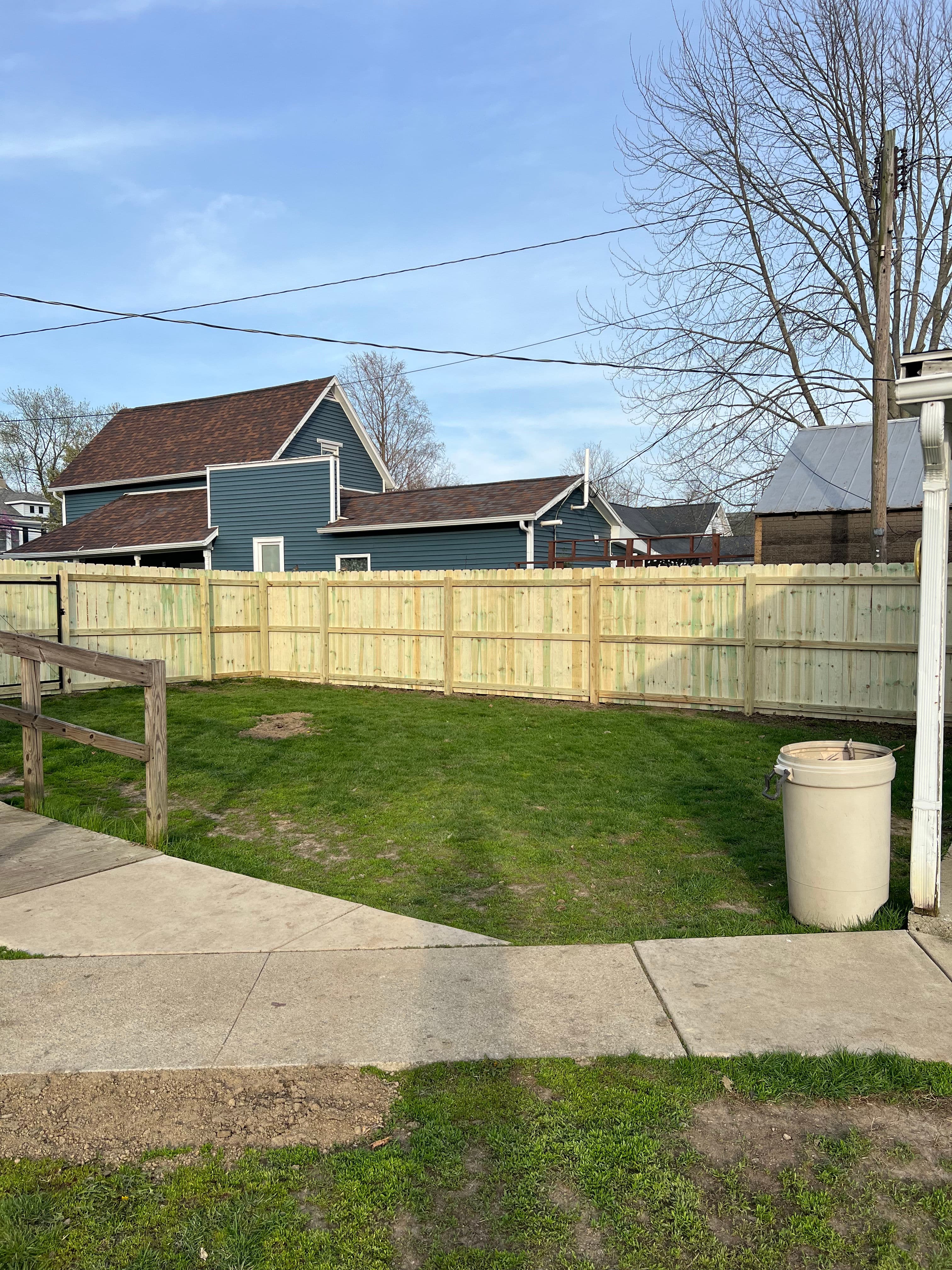 Project Full Tear-Out and Wood Privacy Fence Install in Lima image
