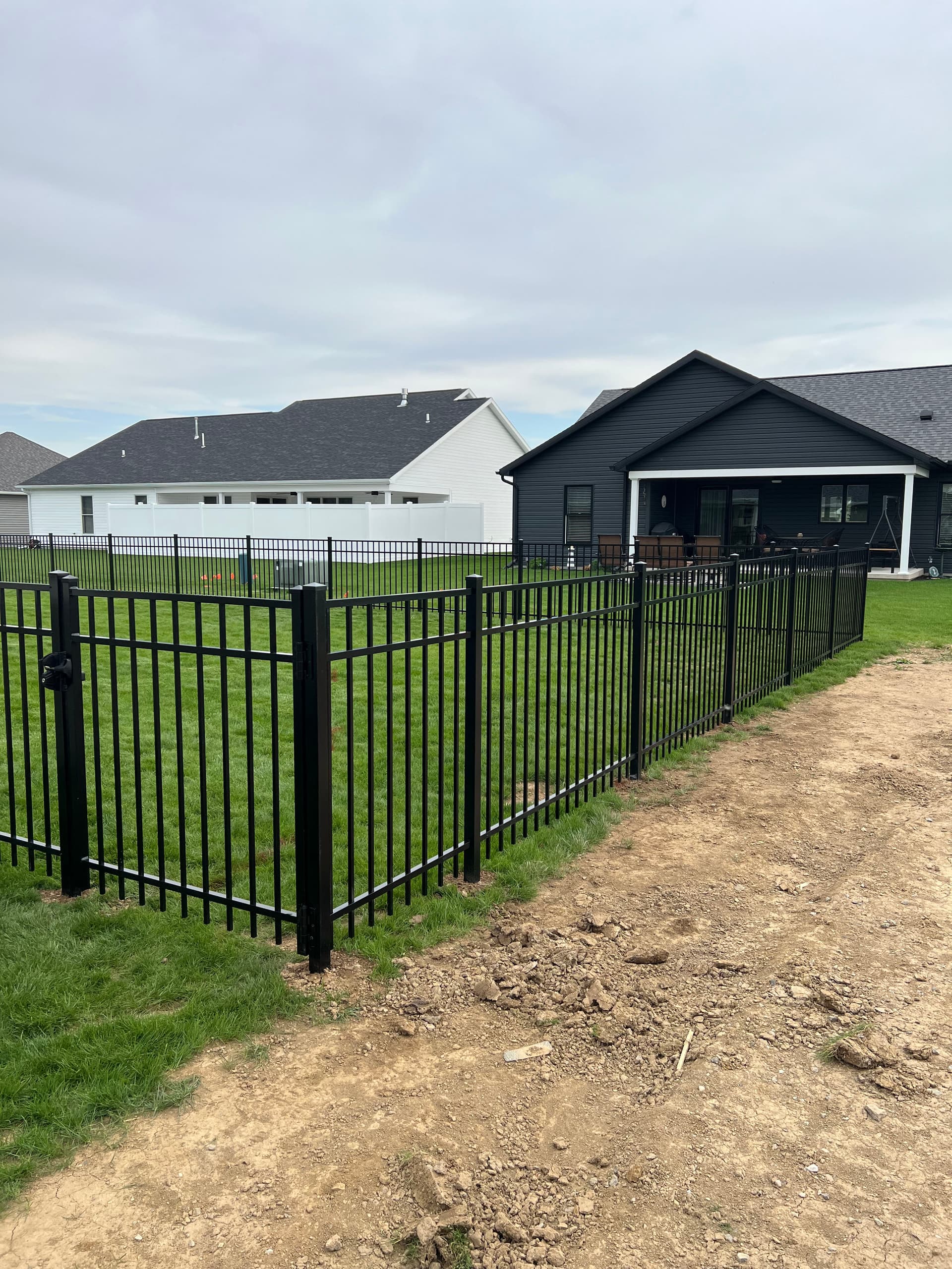 4 ft Aluminum Fence Install in Lima Ohio image