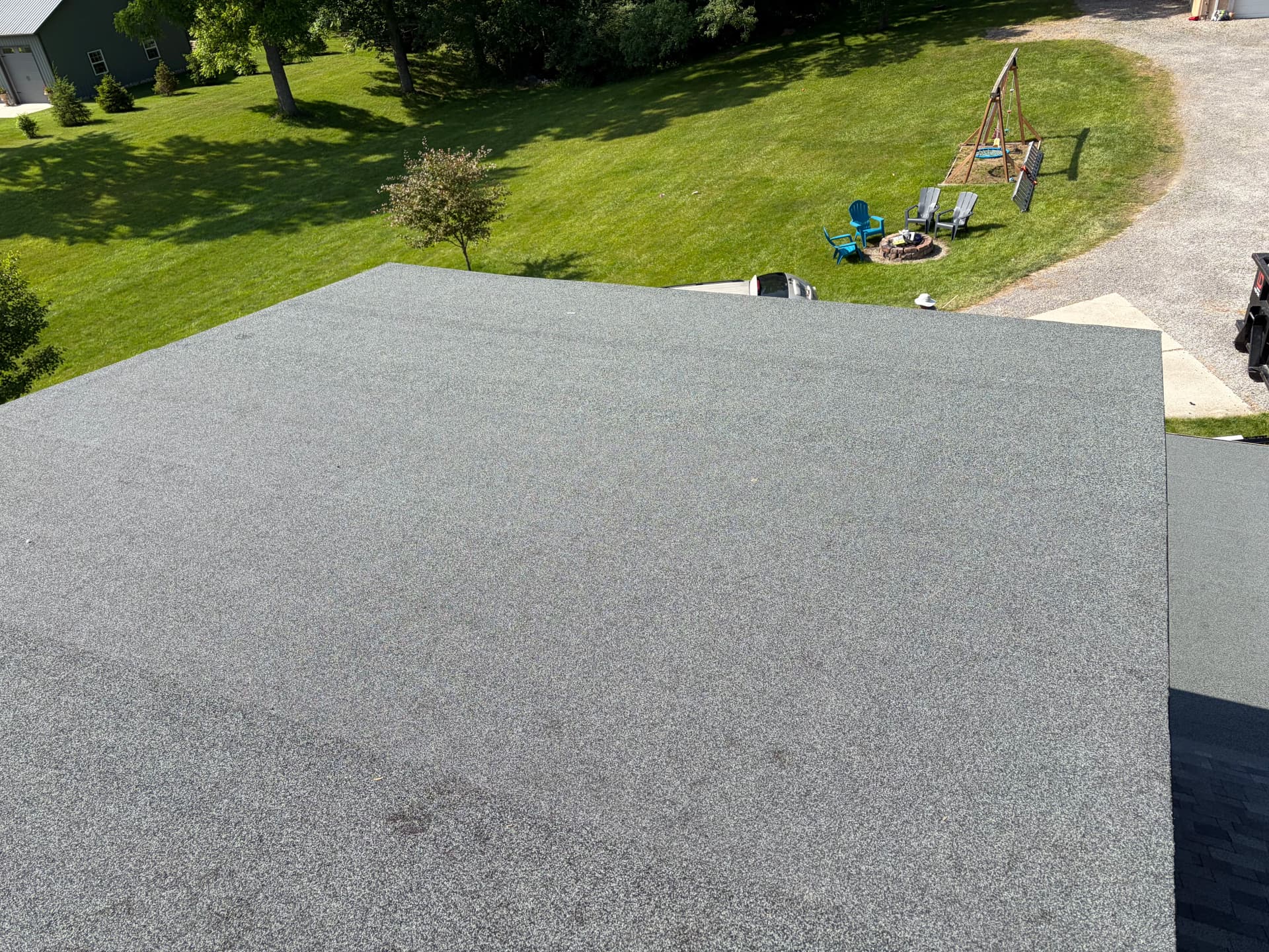 Gallery photos for Full Roof Replacement in Lima With Owens Corning Shingles and Rolled Roofing: Image #5