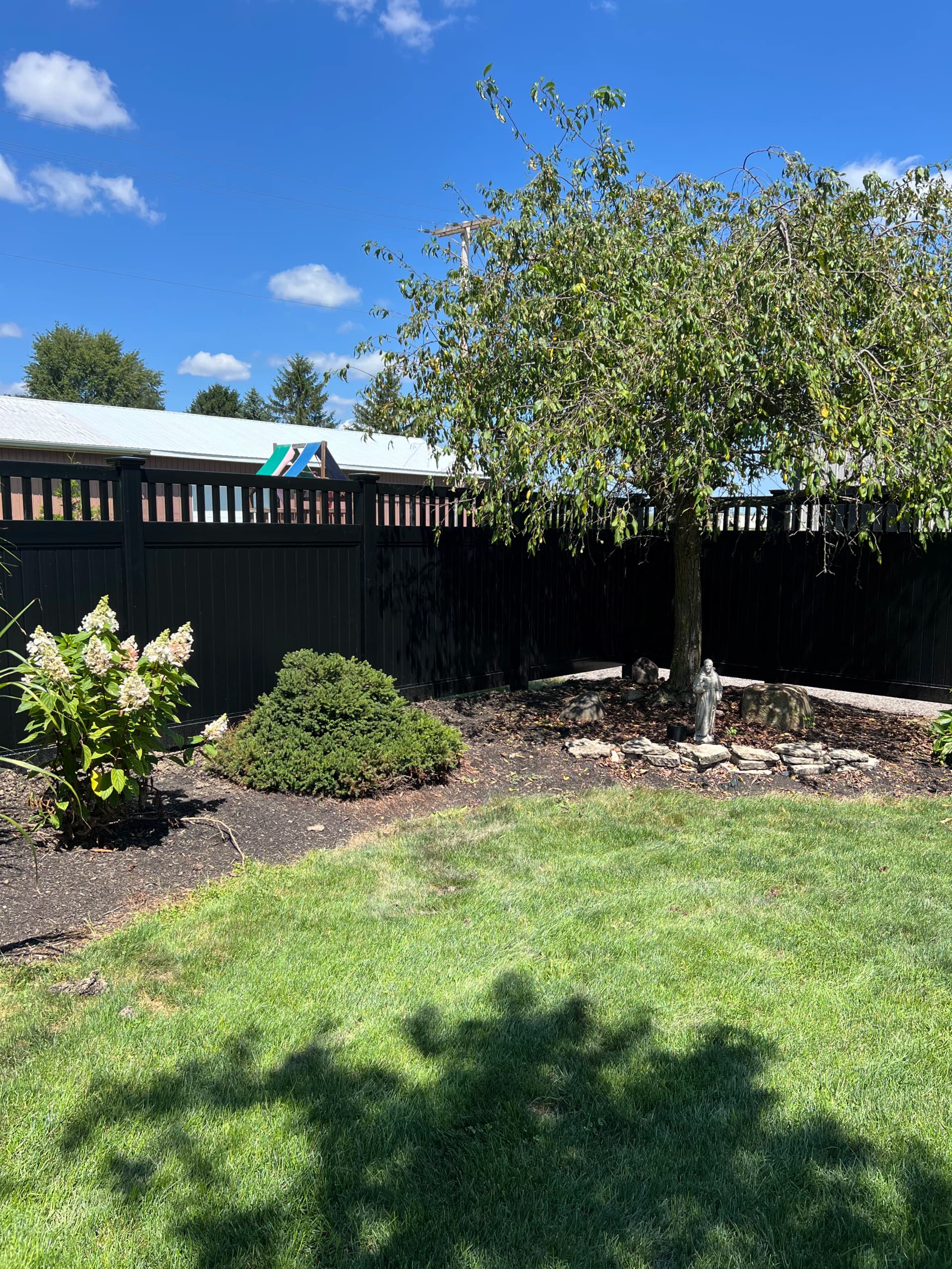 Gallery photos for Black Vinyl Privacy Fence Installation in Delphos Ohio: Image #3
