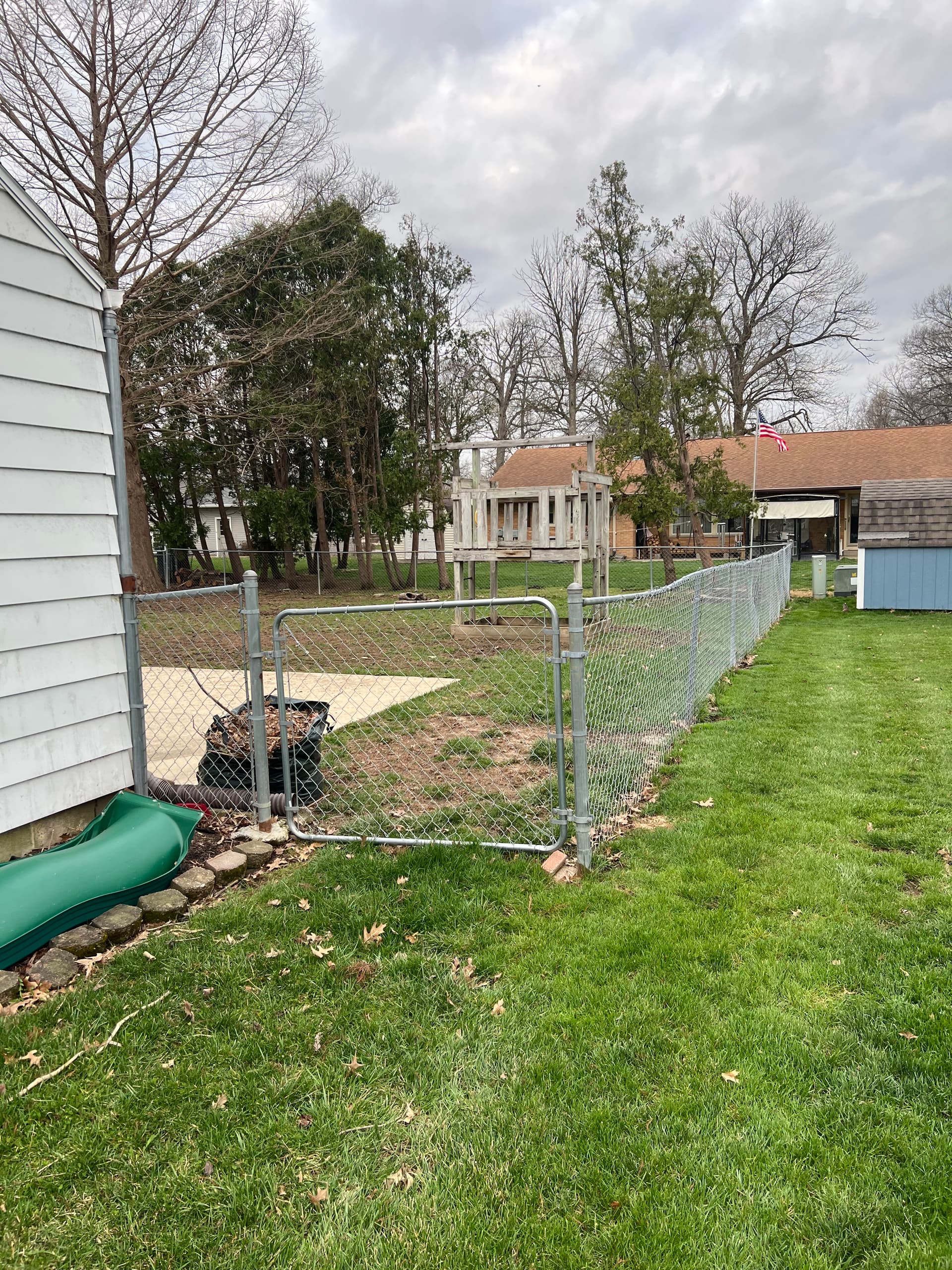 Gallery photos for Chain Link Replaced with Wood Privacy Fence in Celina Ohio: Image #4